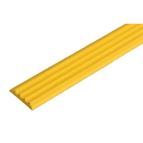 Тактильная лента 29 мм цвет: желтый