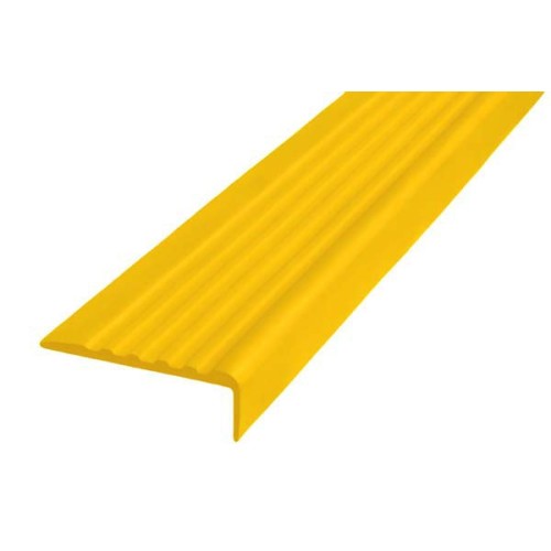Тактильный направляющий самоклеющийся угол 44 мм цвет: желтый